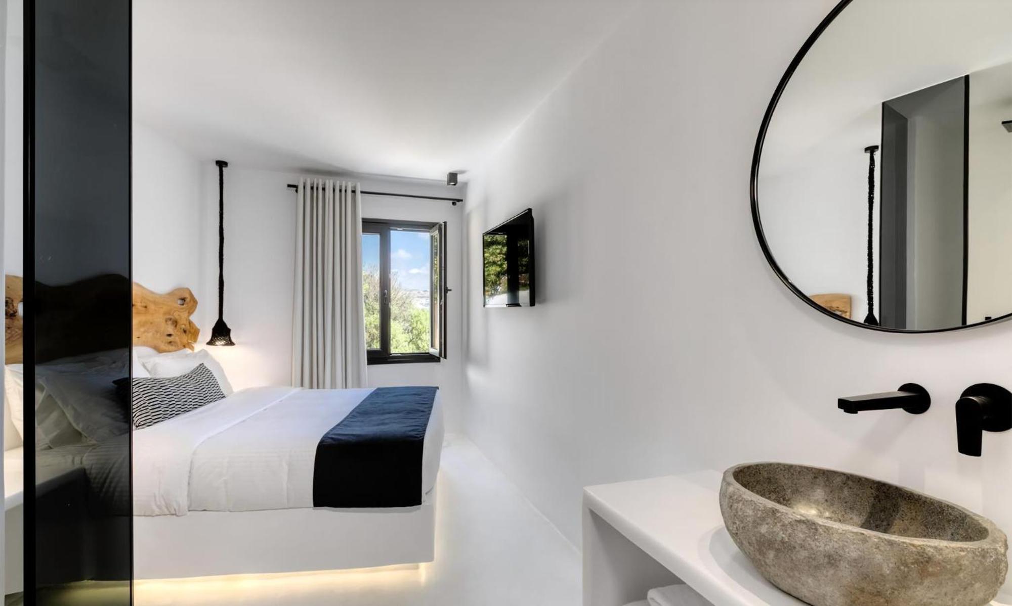 Magnificent Mykonos Rikei 5 Bedrooms Unique Aegean Sea Views Private Infinity Pool Outdoor Jacuzzi Psarou Psarrou