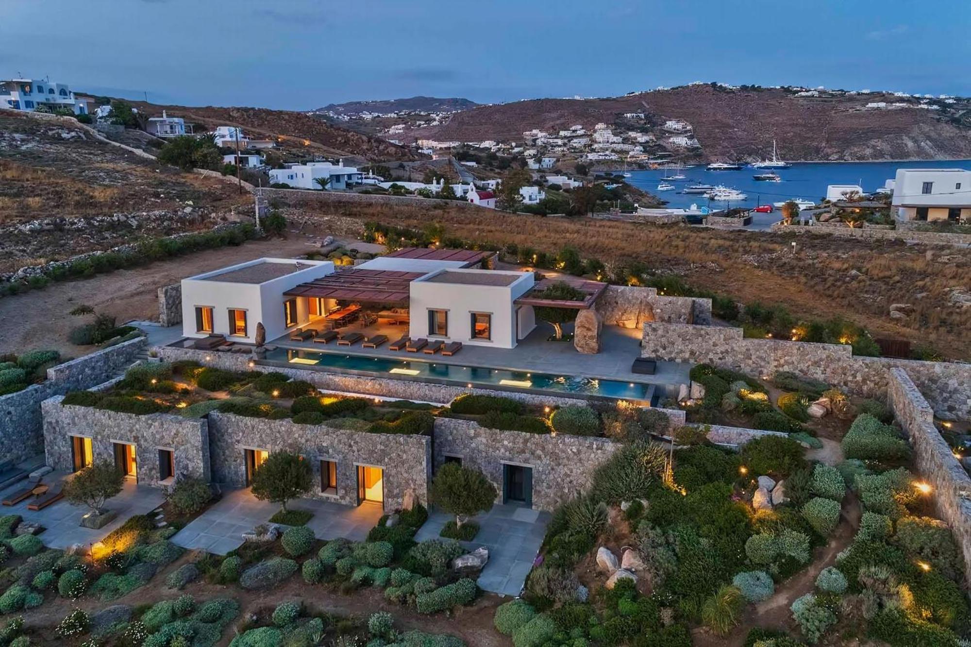 Villa Majestic Mykonos 5 Bedrooms Shannon Private Infinity Pool Sensational Sea Views Agios Ioannis