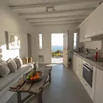 Stylish Mykonian Apartment Semi-Private Huge Pool