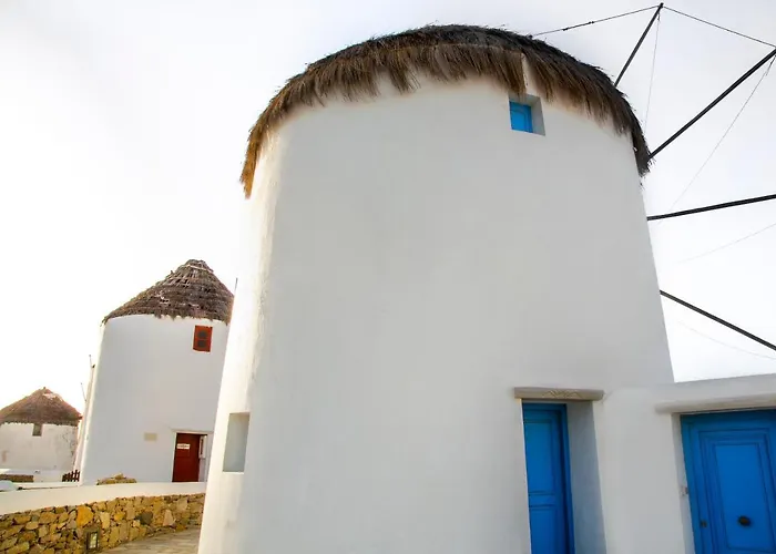 Mykonos-Ornos -Vilas Angel Alice Demi -Pool Holidays With View