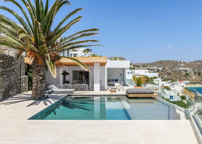 Villa Lilium II - Sanctuary Overlooking Psarou Bay