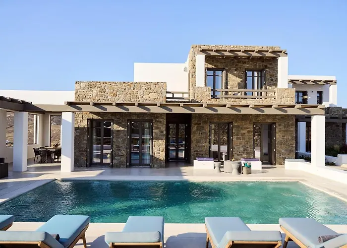Magnificent Agia Sofia Villa 6 Bedrooms Villa Sapphire Outstanding Sea And Sunset Views