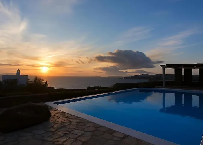 Stylish Mykonian Apartment Semi-Private Huge Pool