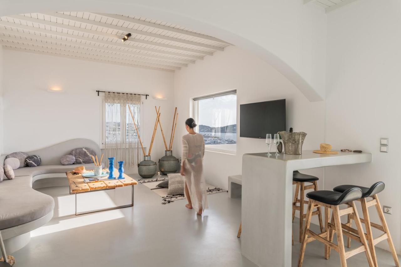Yalos Mykonos 3 Bedroom Luxury In Mykonos Town With Sea & Sunset View Tagoo (Mykonos)