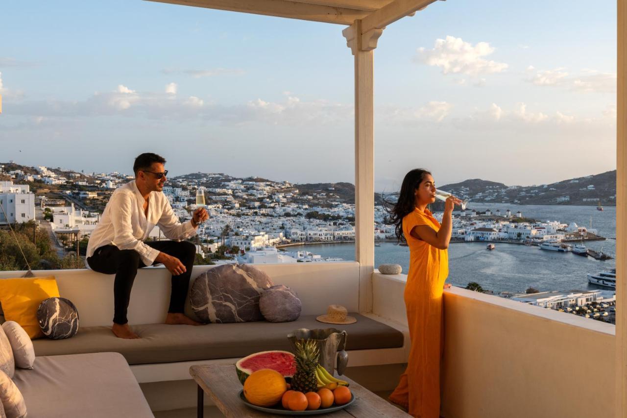 Yalos Mykonos 3 Bedroom Luxury In Mykonos Town With Sea & Sunset View * Tagoo (Mykonos)