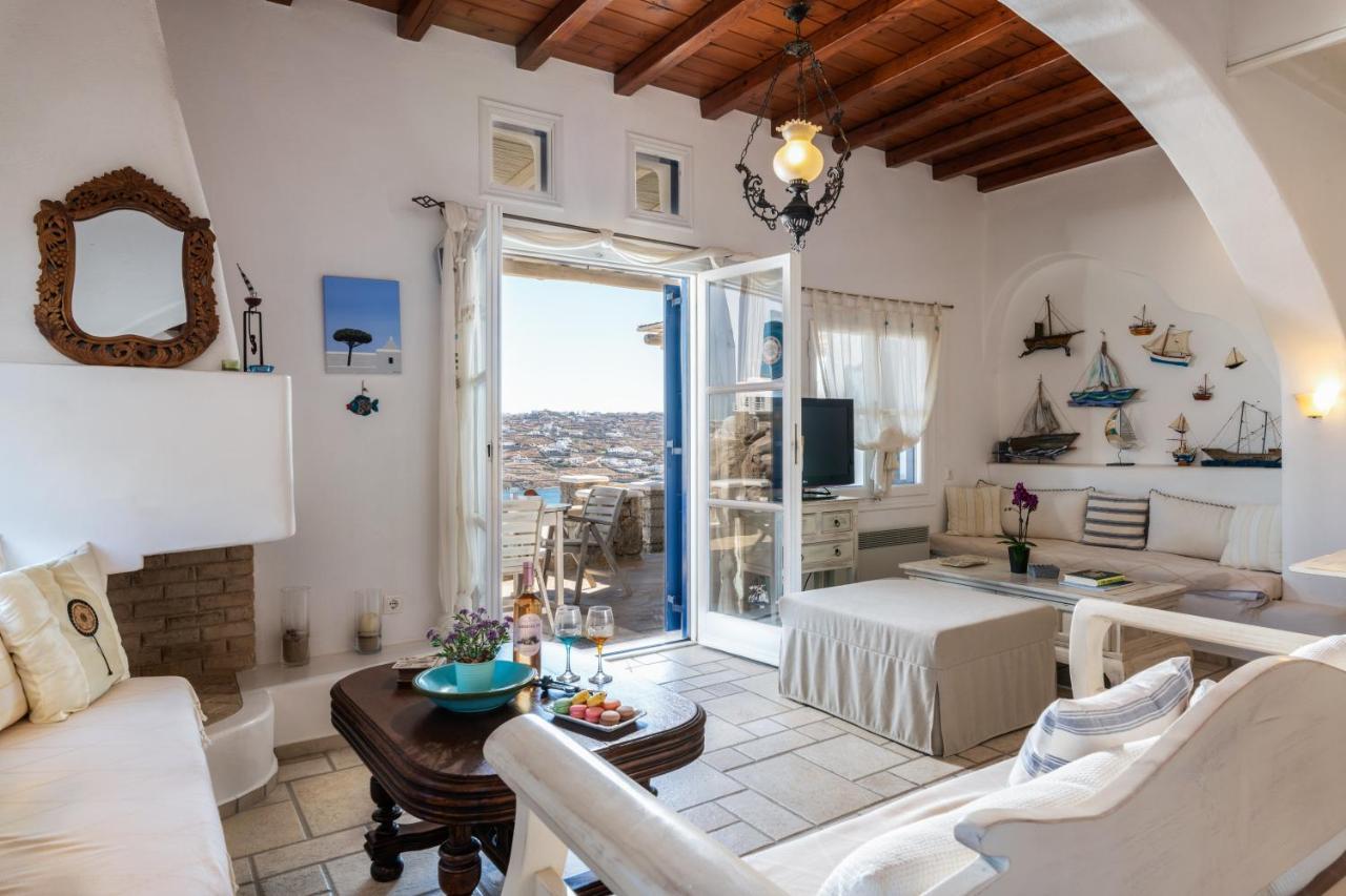 Yalos Mykonos Ornos Pouli Private W Shared Swimming Pool Appartement