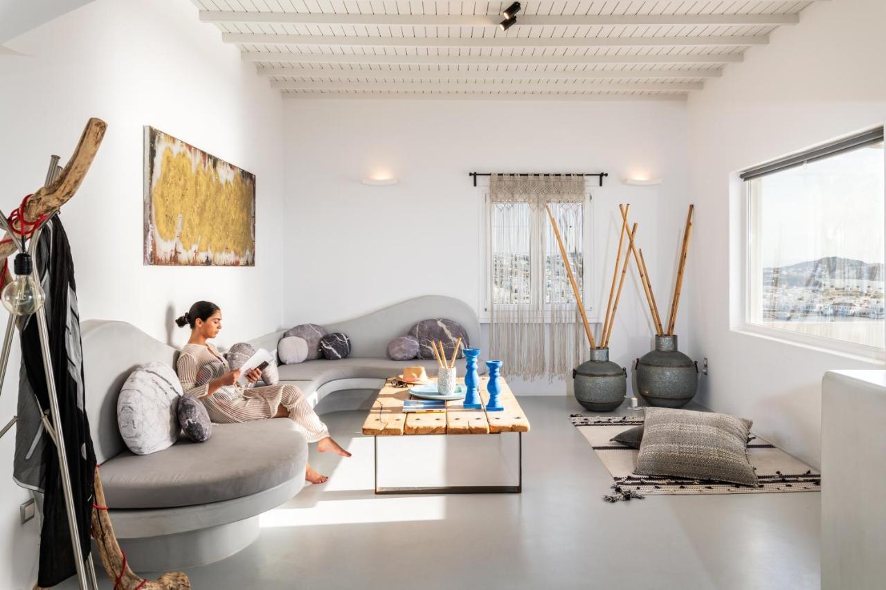 Yalos Mykonos 3 Bedroom Luxury In Mykonos Town With Sea & Sunset View