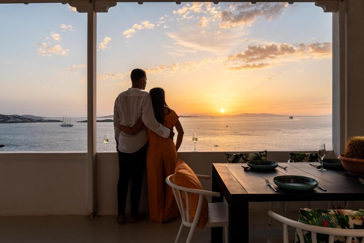 Yalos Mykonos 3 Bedroom Luxury In Mykonos Town With Sea & Sunset View Tagoo (Mykonos)