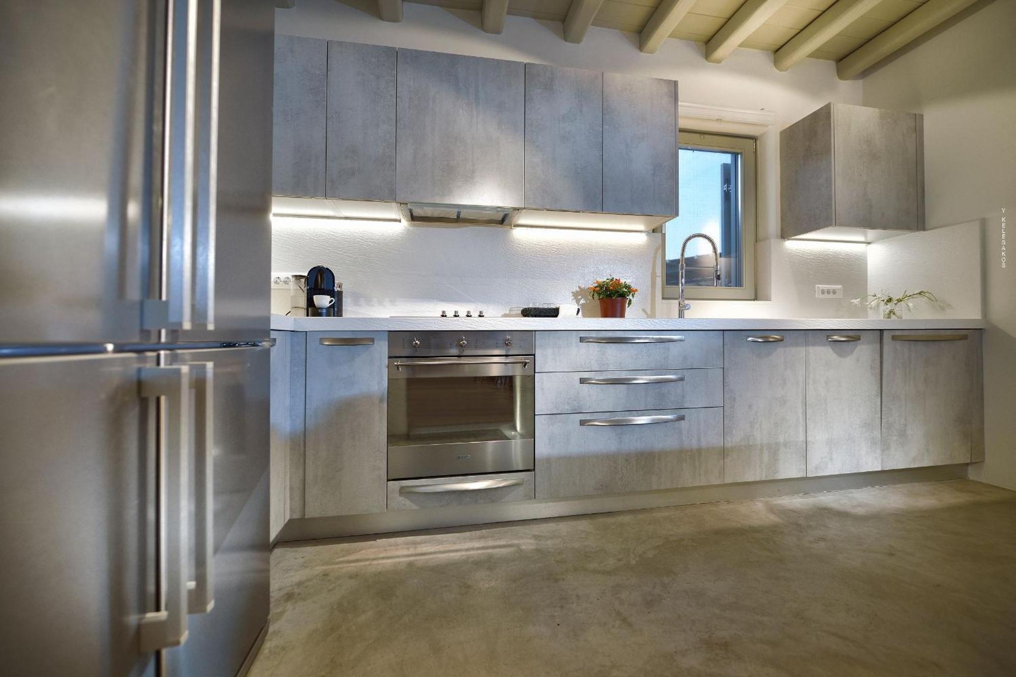 Villa Outstanding Mykonos 6 Bedrooms Agamemnon Sauna Jacuzzi Panoramic Sea Views Elia (Mykonos)
