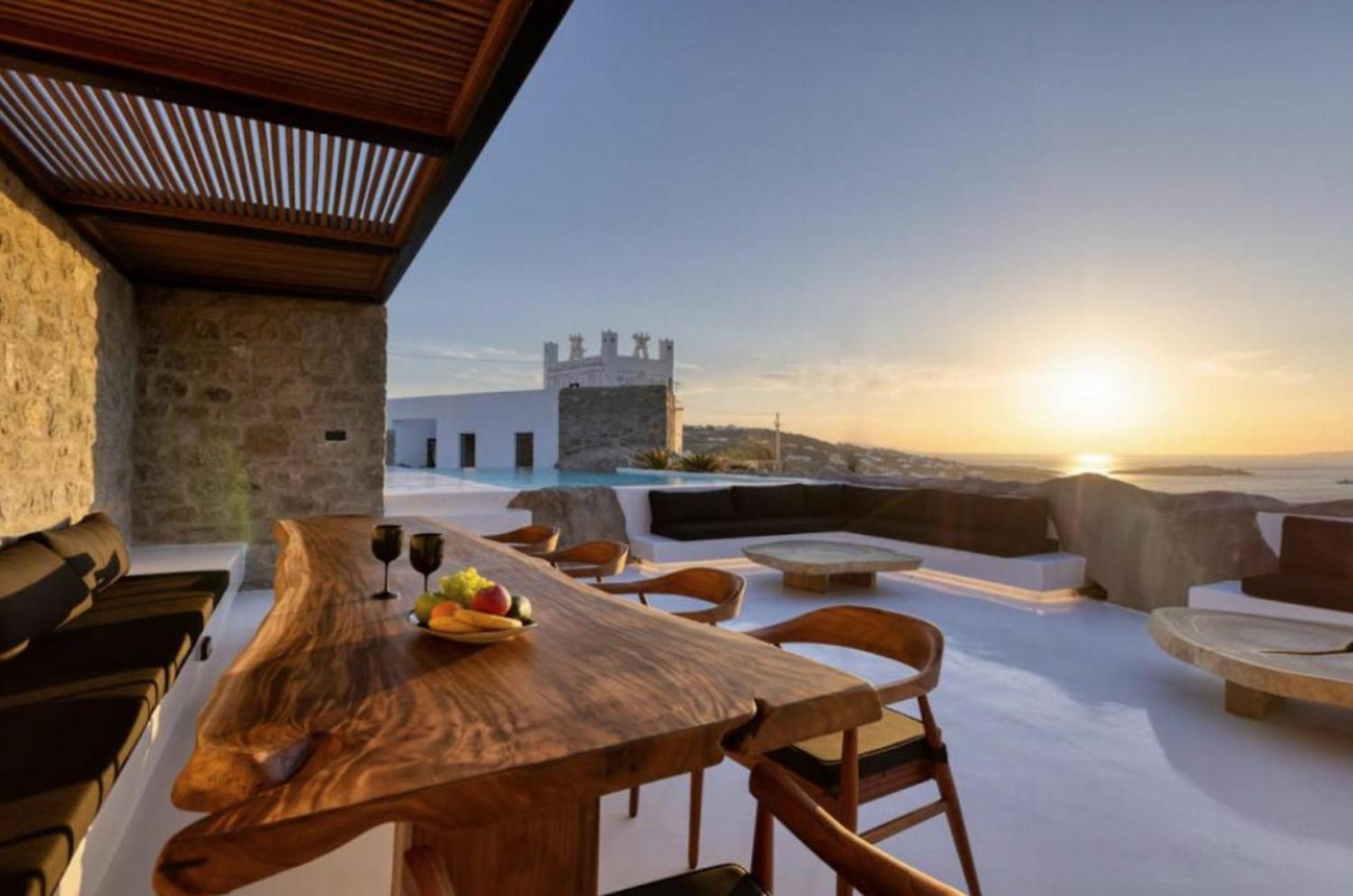 Mbc Mykonos Town Black Villa 6 Bedrooms Mykonos Glastros (Mykonos)