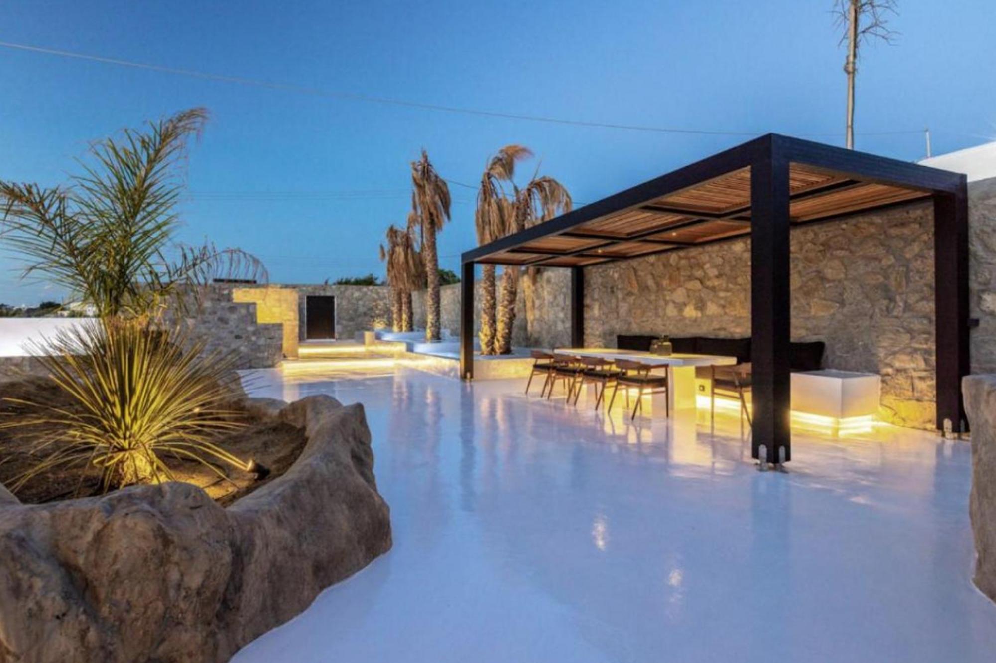 Mbc Mykonos Town Black Villa 6 Bedrooms Mykonos * Glastros (Mykonos)