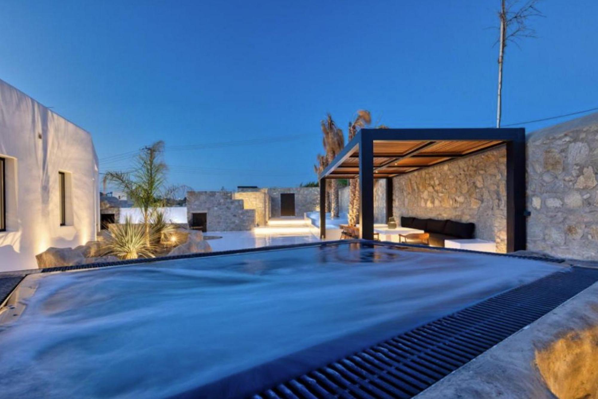 Mbc Mykonos Town Black Villa 6 Bedrooms Mykonos * Glastros (Mykonos)