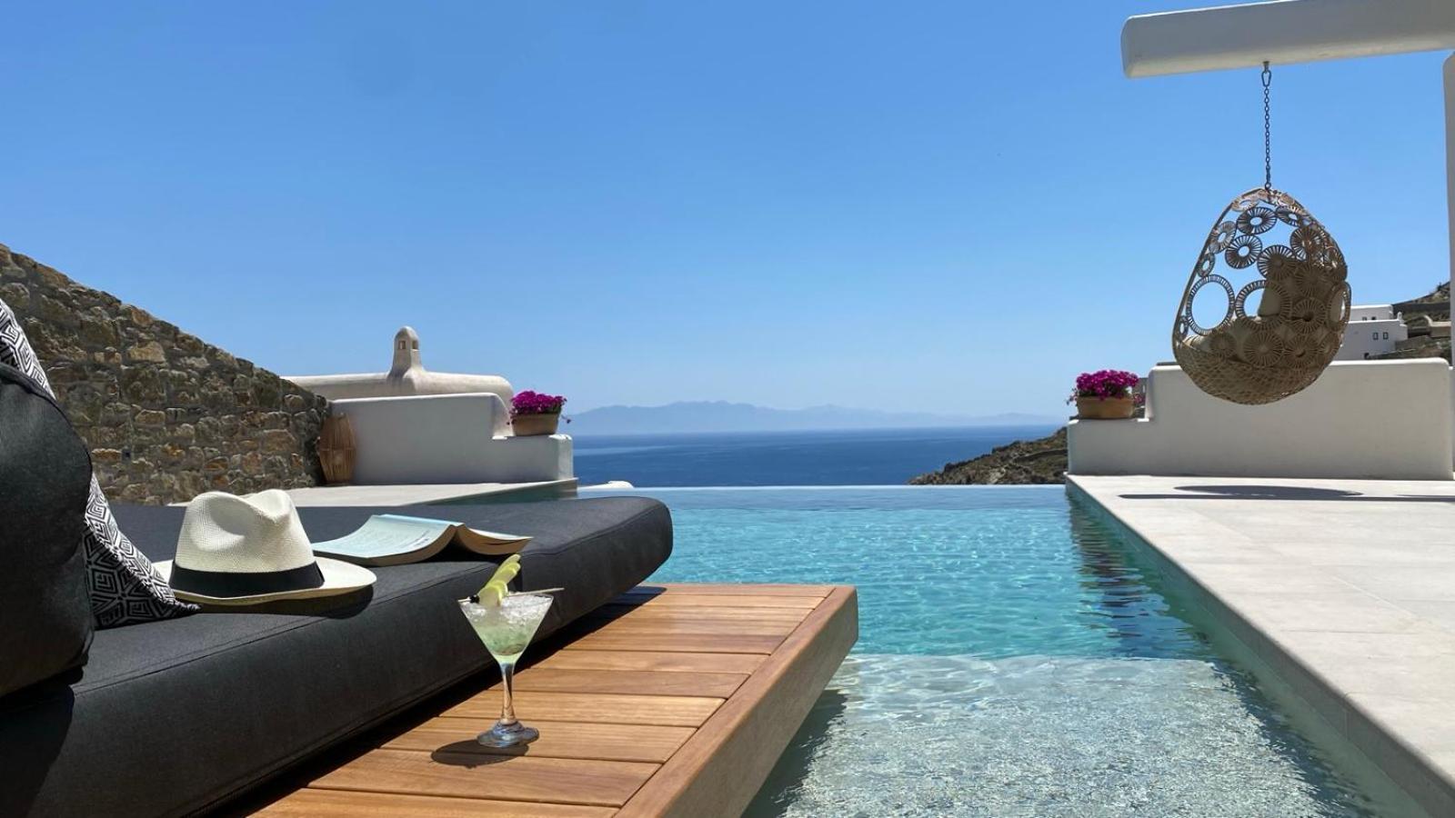 Camelia 1 - Psarou View - Private Pool And Jacuzzi Mykonos Town