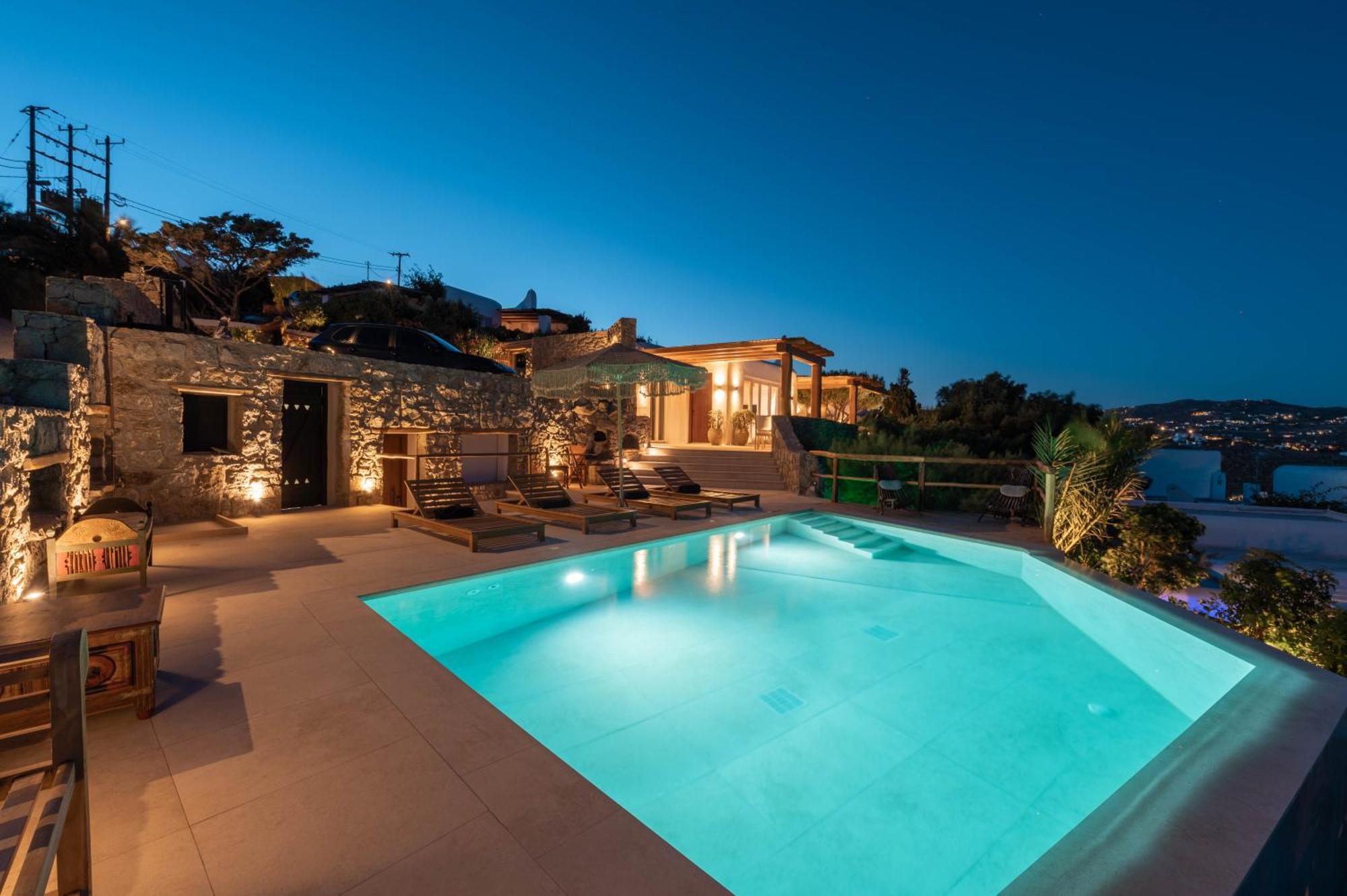 Nomade 4 Bd In Psarou Villa Mykonos Town