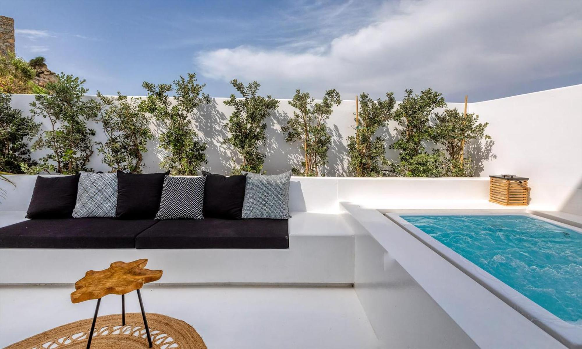 Villa Dazzling Mykonos Lvellie 6 Bedrooms Unique Aegean Sea Views Private Infinity Pool Two Private Jacuzzis Psarou *