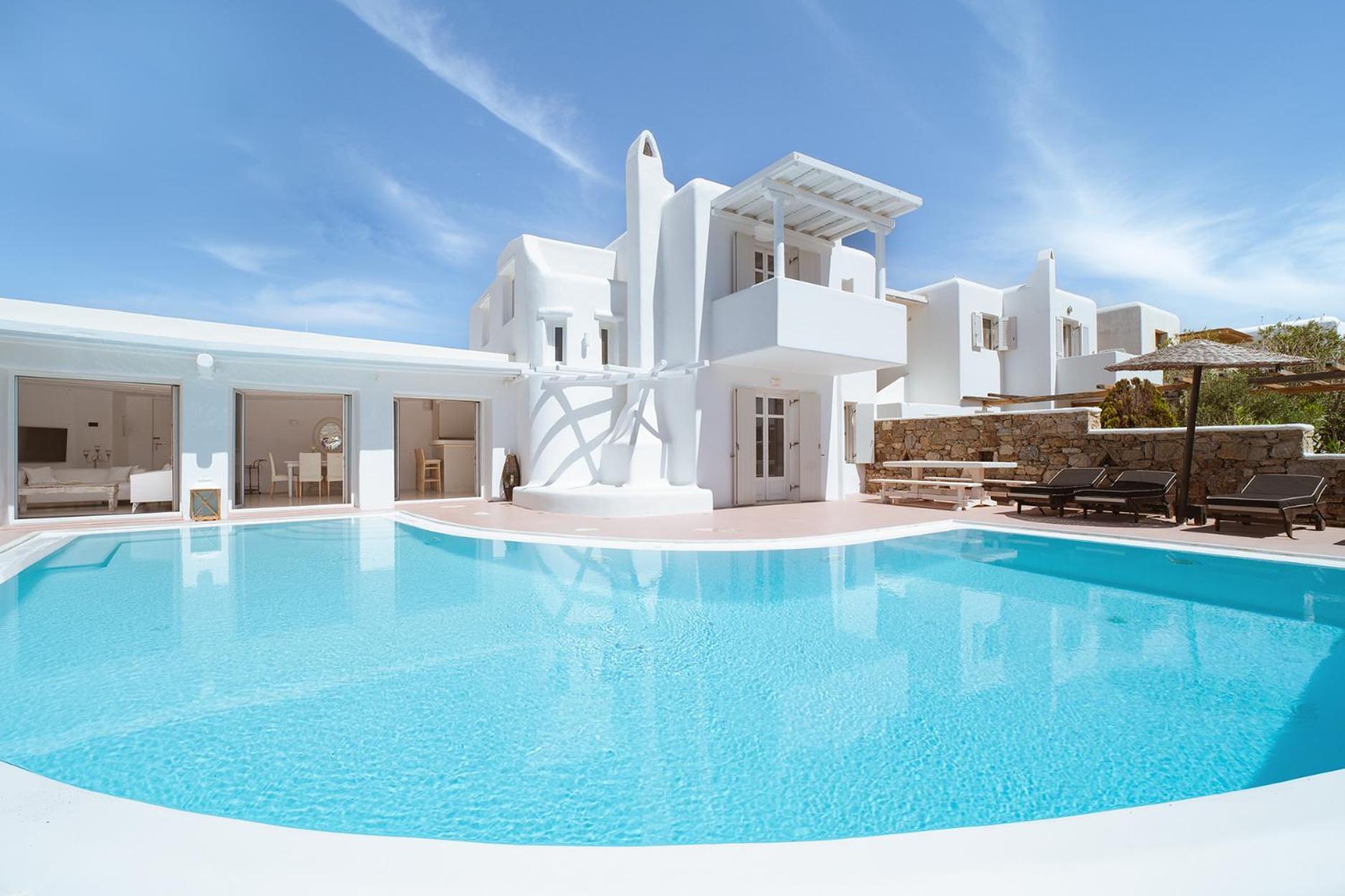 Apartment Mykonos White Prince, 5 Bedroom With Private Pool! Panormos (Mykonos)