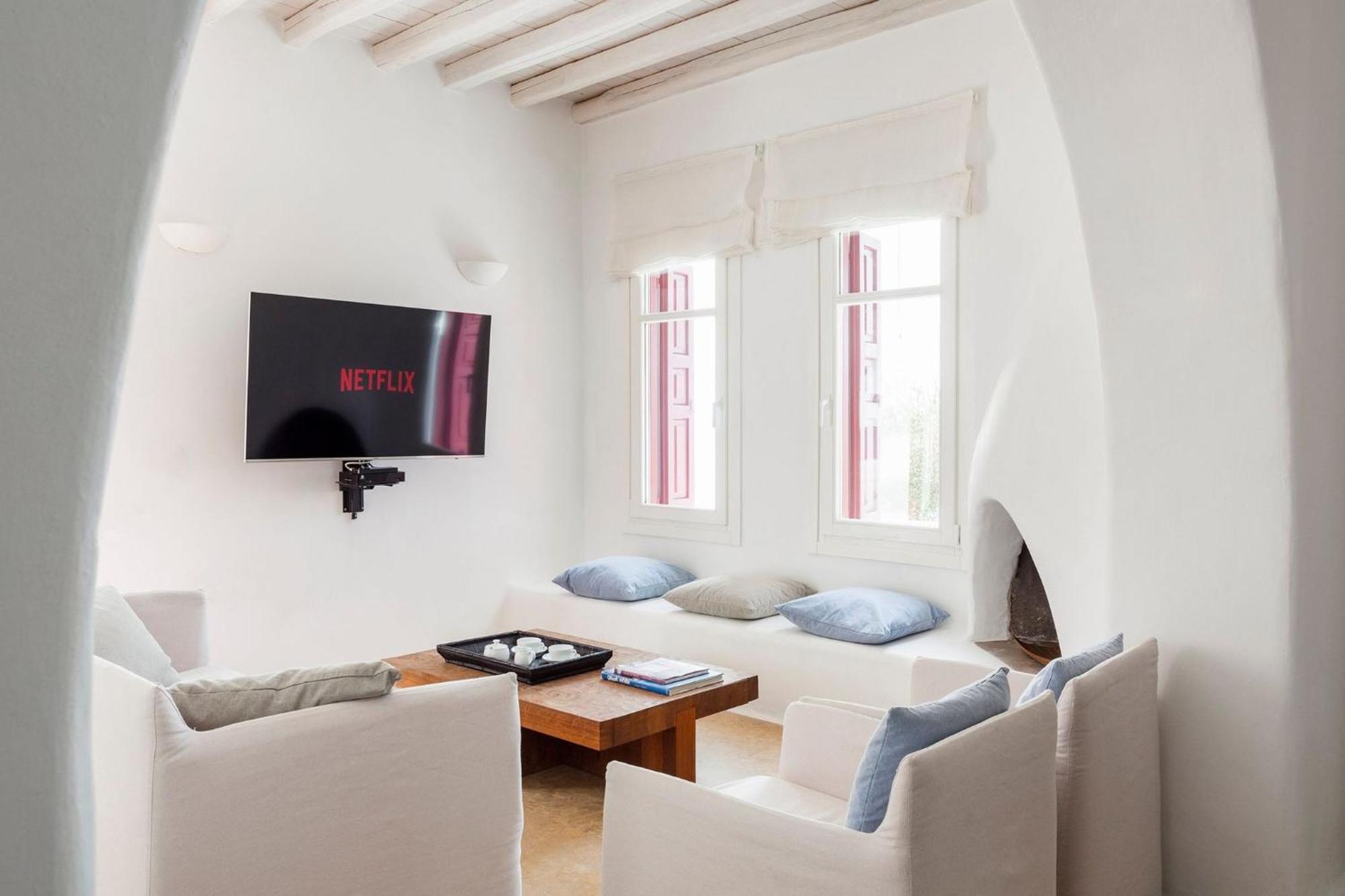 Villa Excellent Mykonos Psarrou Epsilon 4 Bedrooms Stunning Sea Views Psarrou