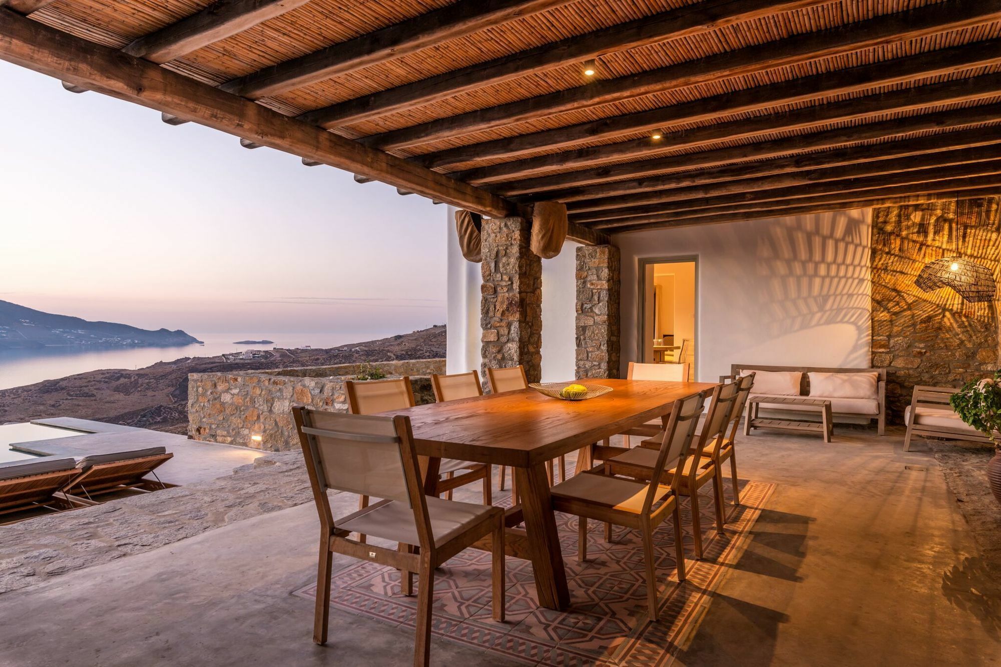 Amra - Secluded Mykonos Haven With Sea Views, Heated Pool, Gym & Hammam * Ftelia (Mykonos)