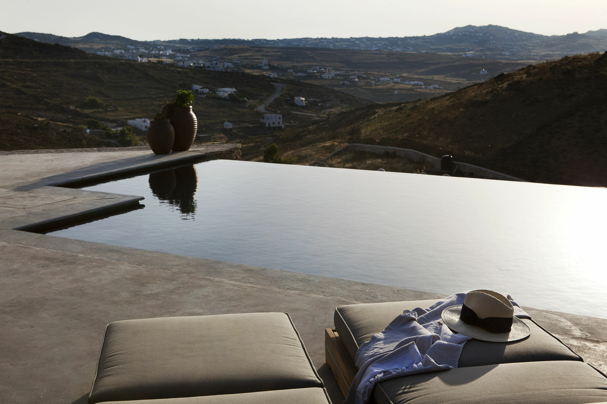 Villa Amra - Secluded Mykonos Haven With Sea Views, Heated Pool, Gym & Hammam