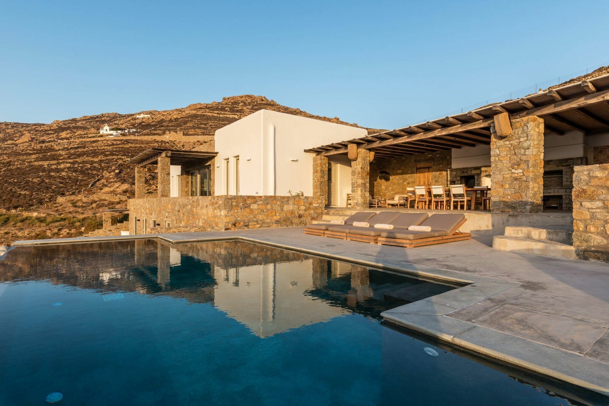 Amra - Secluded Mykonos Haven With Sea Views, Heated Pool, Gym & Hammam Villa Ftelia (Mykonos)