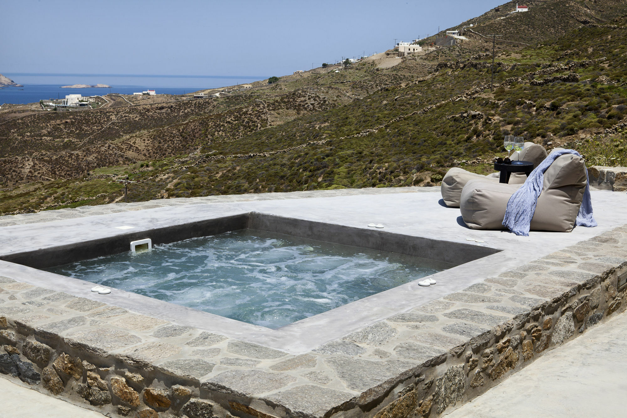 Amra - Secluded Mykonos Haven With Sea Views, Heated Pool, Gym & Hammam Villa Ftelia (Mykonos)