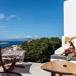 Yalos Mykonos 4 Bedroom Luxury House 5 Minute From Ornos Beach W Sea & Sunset View
