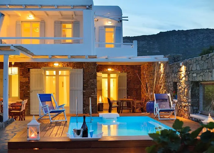Villa Princess 1 4Bed With Pool Panormos Beach