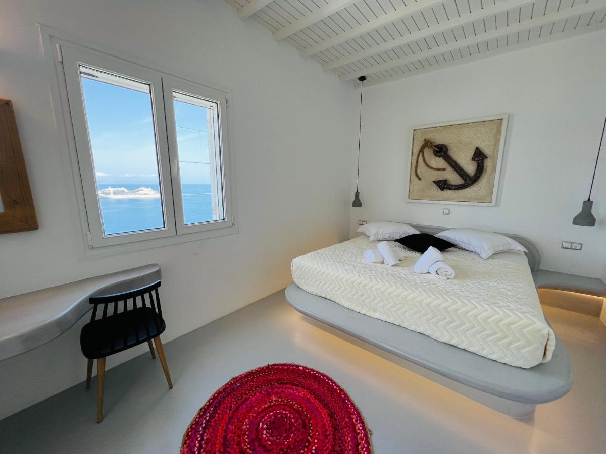 Yalos Mykonos 3 Bedroom Luxury In Mykonos Town With Sea & Sunset View Villa Tagoo (Mykonos)
