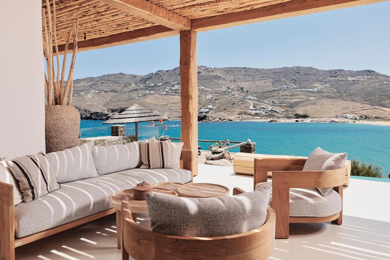 Barbarossa - Elegant Beachfront Retreat With Heated Pool & Outdoor Gym Villa Ftelia (Mykonos)