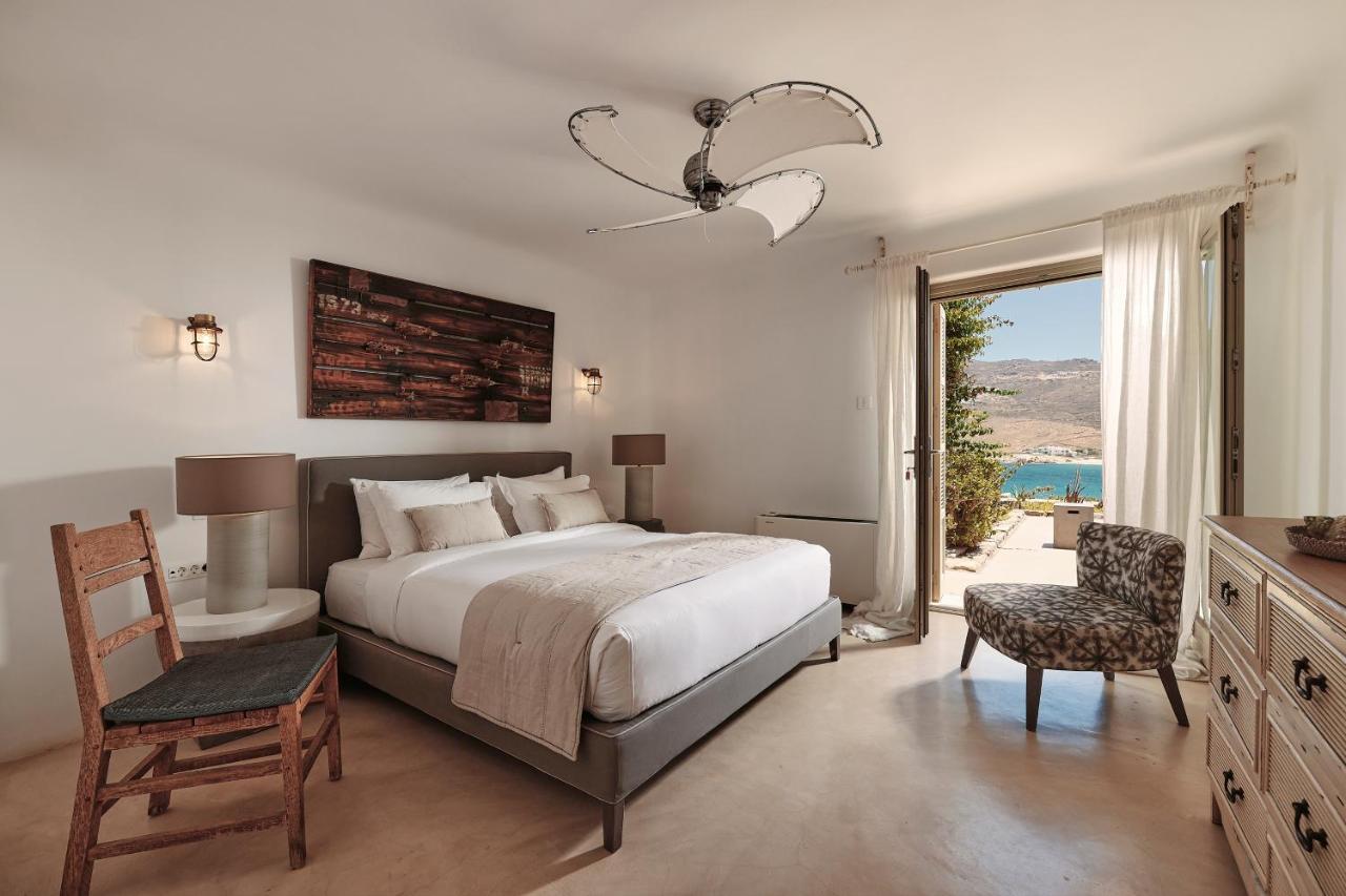 Barbarossa - Elegant Beachfront Retreat With Heated Pool & Outdoor Gym * Ftelia (Mykonos)