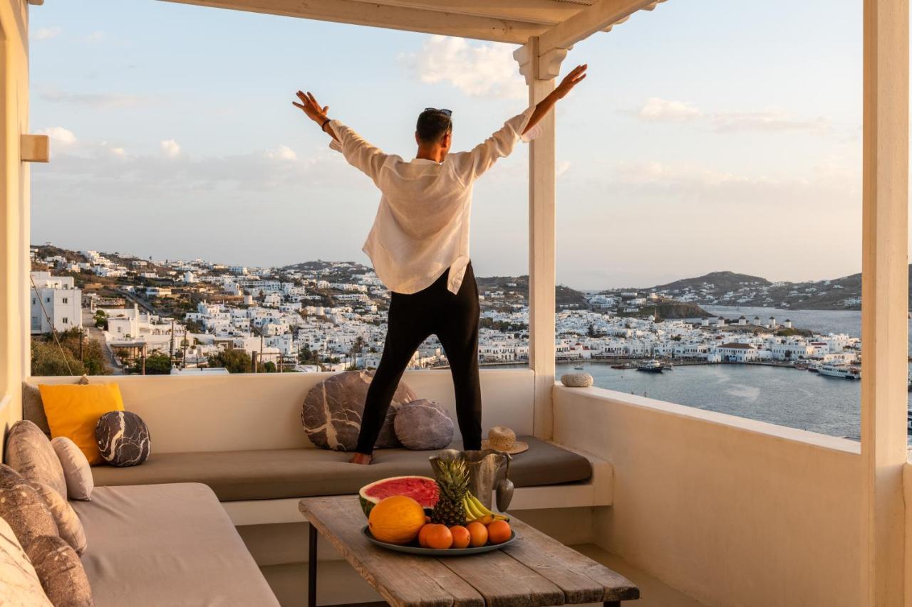 Yalos Mykonos 3 Bedroom Luxury In Mykonos Town With Sea & Sunset View Tagoo (Mykonos)