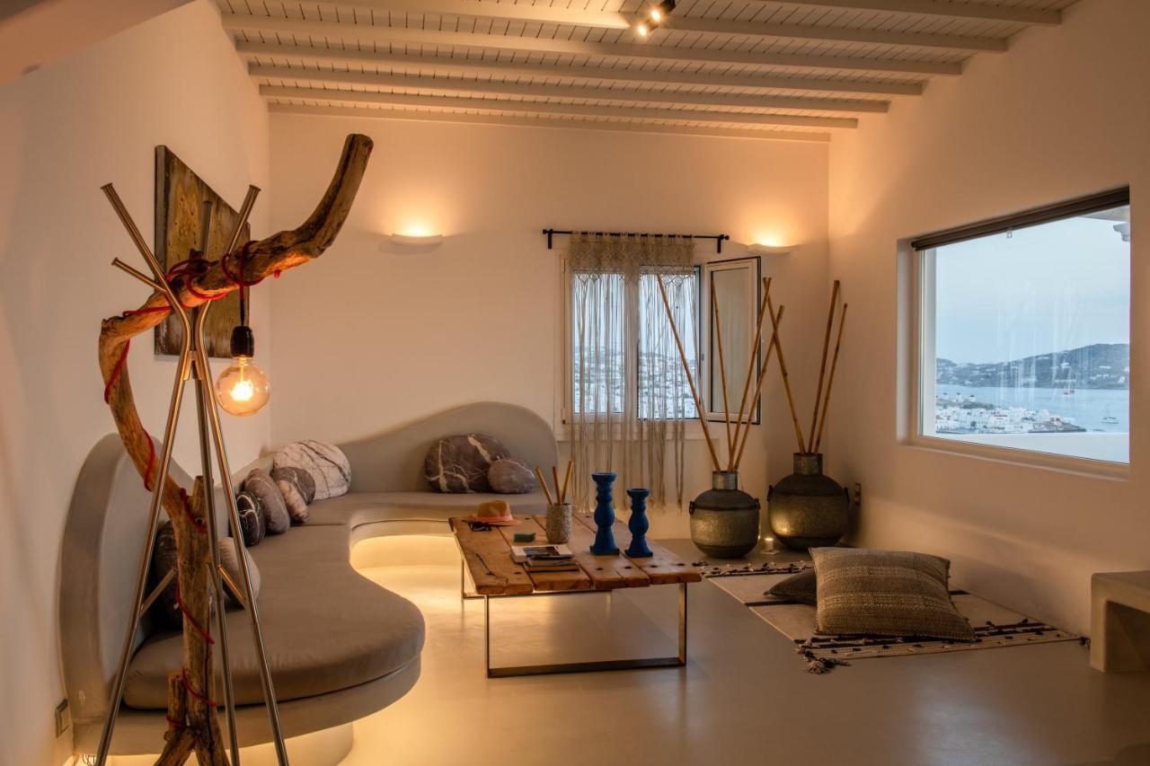 Yalos Mykonos 3 Bedroom Luxury In Mykonos Town With Sea & Sunset View Villa