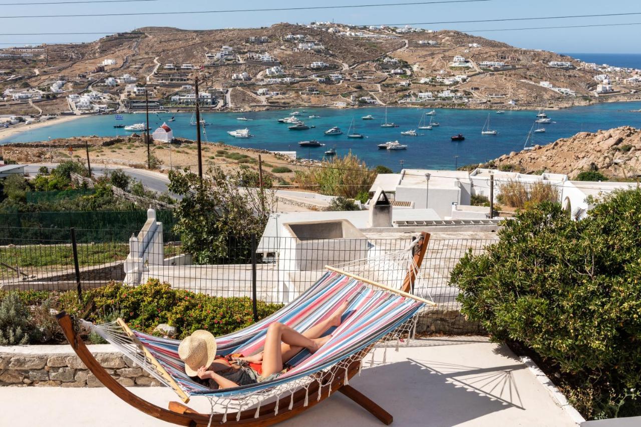 Ferienhaus Yalos Mykonos 4 Bedroom Luxury House 5 Minute From Ornos W Sea & Sunset View