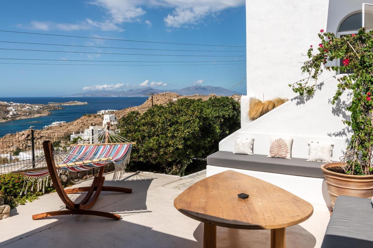 Yalos Mykonos 4 Bedroom Luxury House 5 Minute From Ornos W Sea & Sunset View Ferienhaus Mykonos Town