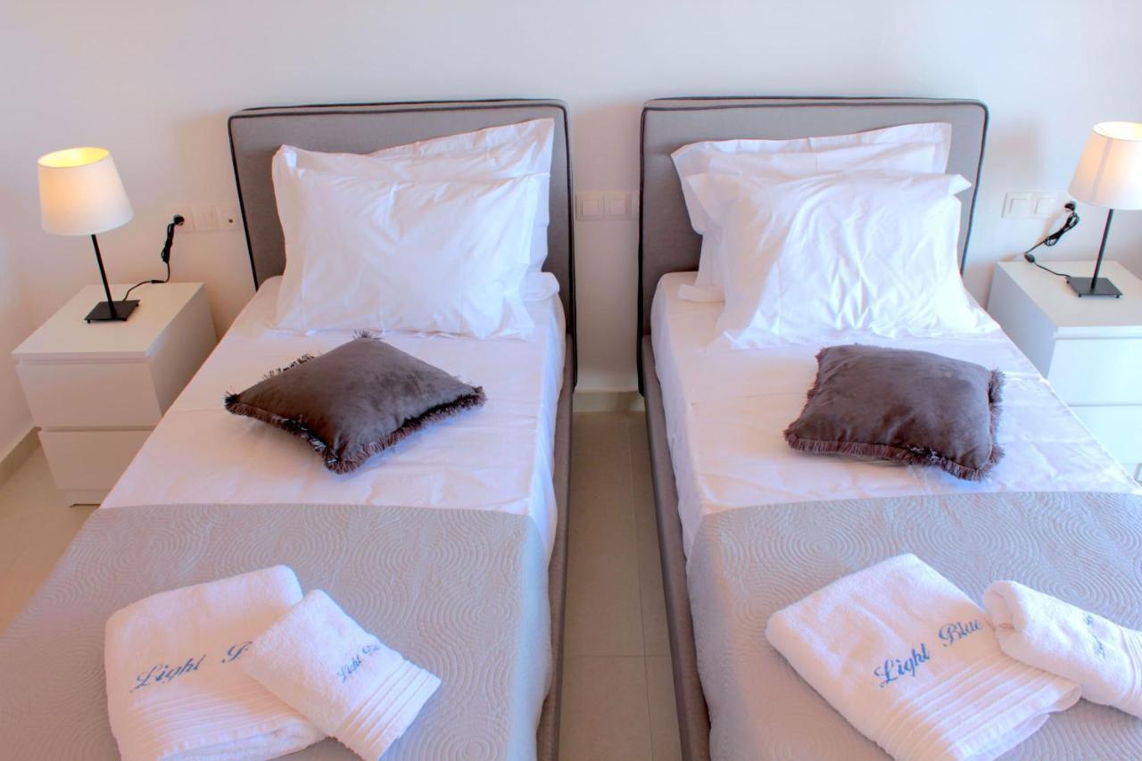 Mykonian Luxury Light Blue Villa With Private Pool Kalafatis