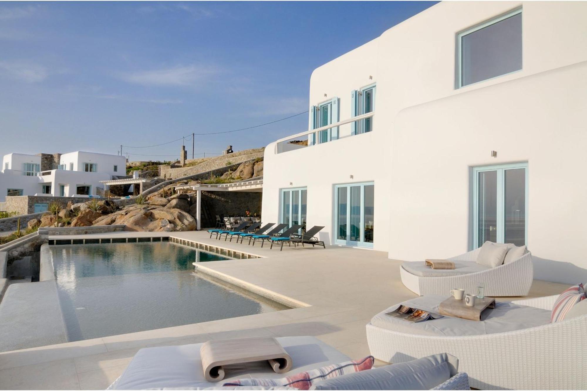 Luxury Key Mykonos 7 Bed Villa Rosella Pouli