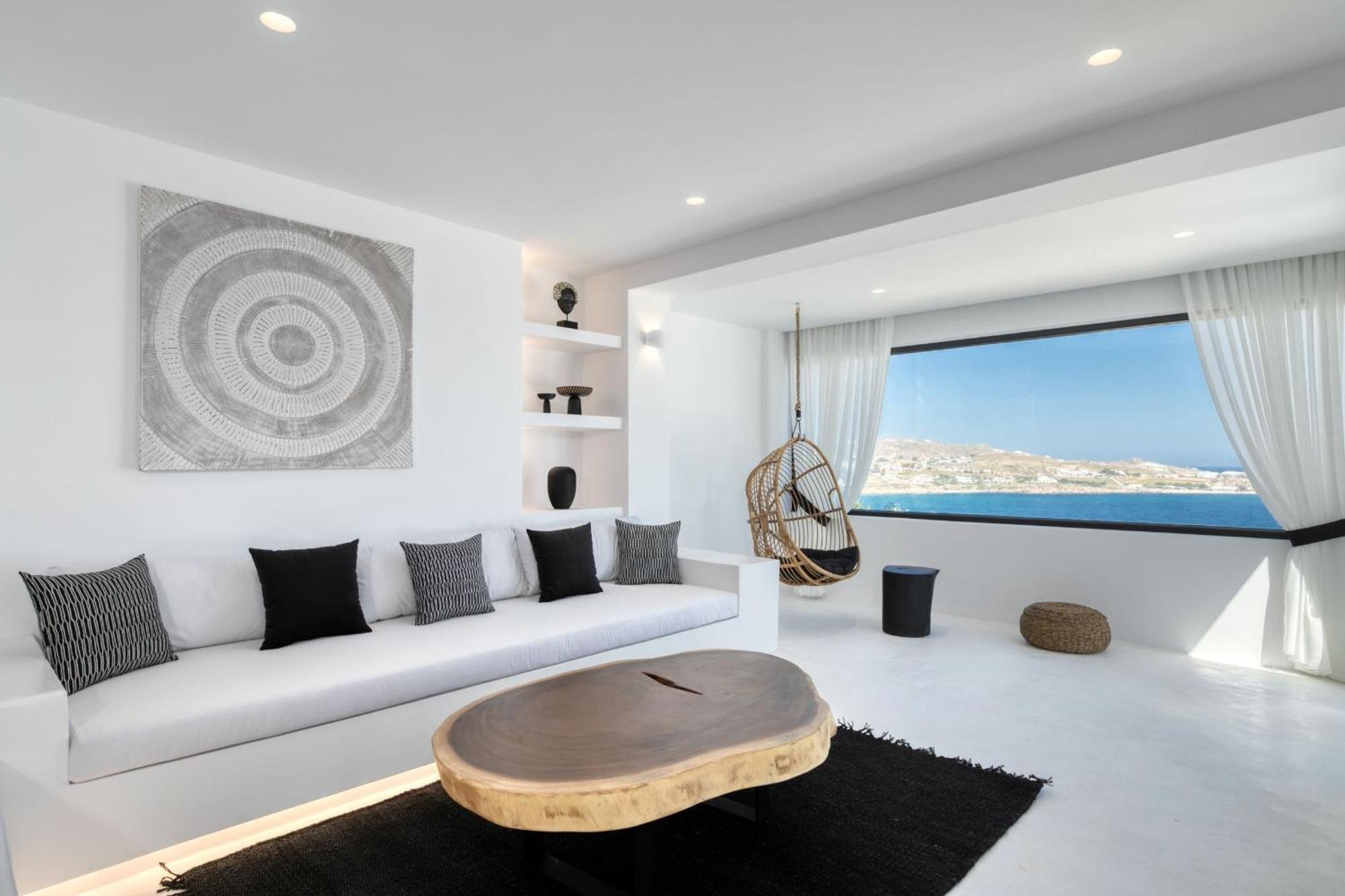 Exquisite Mykonos Hephaestus I 5 Bedroom Infinity Pool Outdoor Jacuzzi Psarou Villa