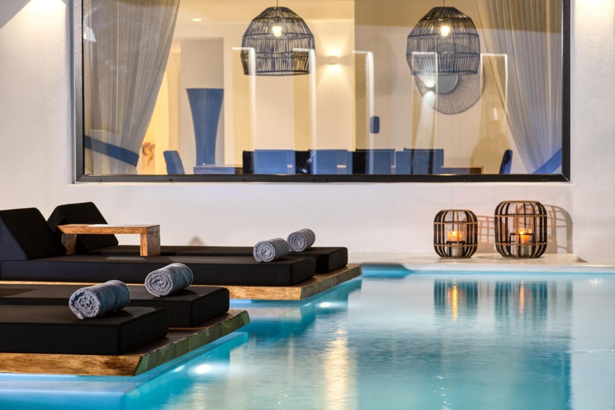 Exquisite Mykonos Hephaestus I 5 Bedroom Infinity Pool Outdoor Jacuzzi Psarou Villa