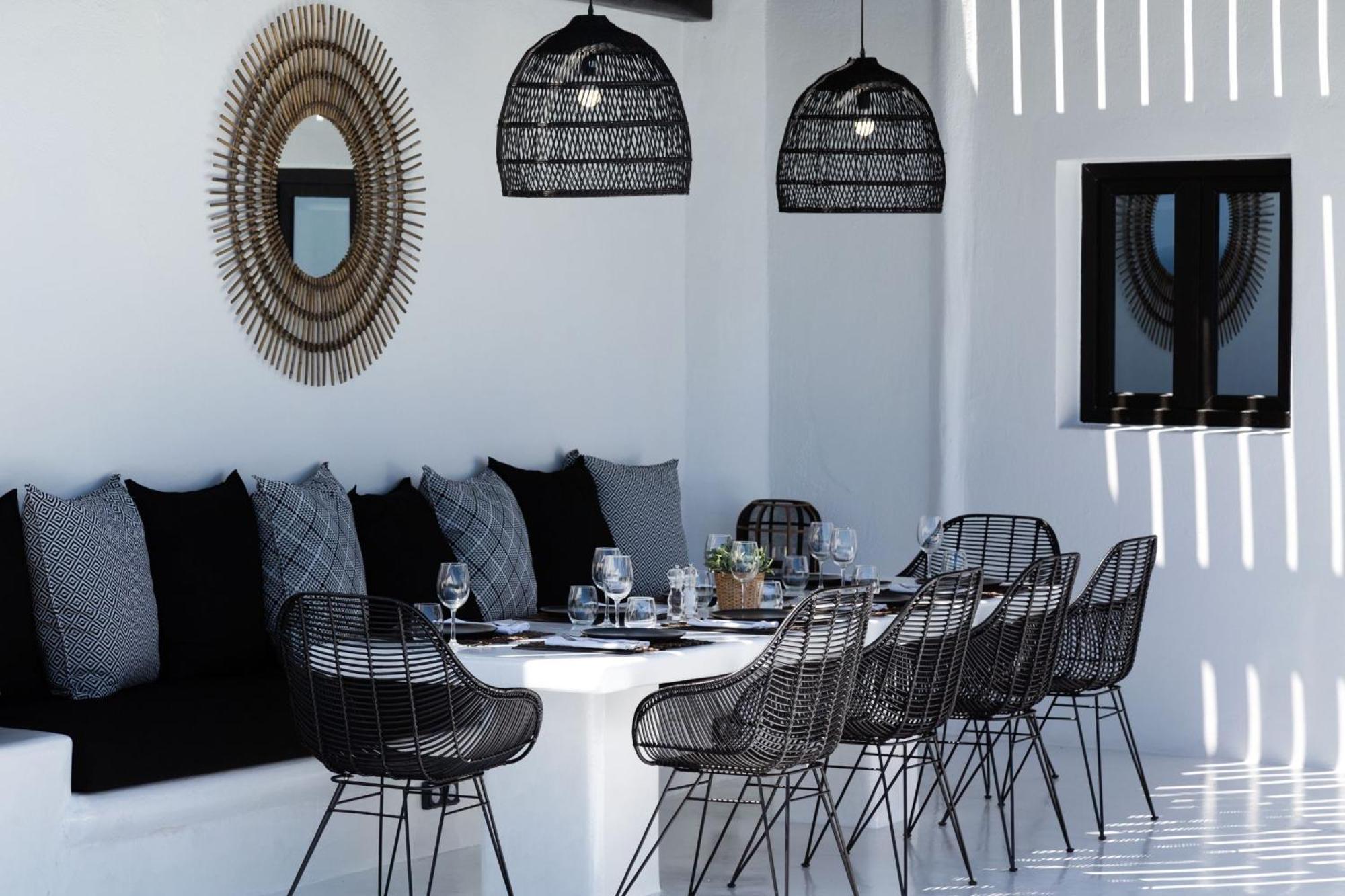 Exquisite Mykonos Hephaestus I 5 Bedroom Infinity Pool Outdoor Jacuzzi Psarou