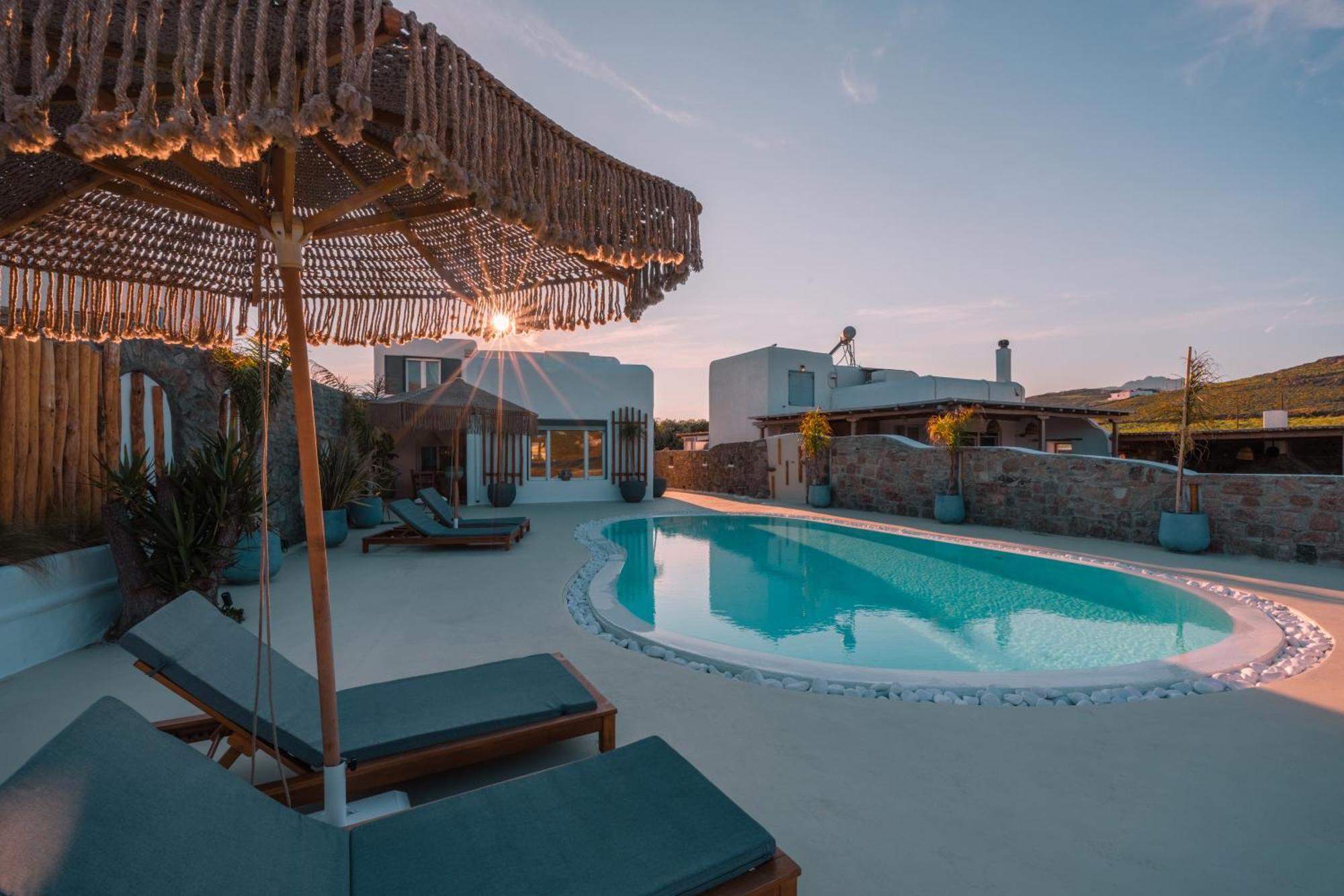 Villa Sea Walk Mykonos 200m To Ftelia