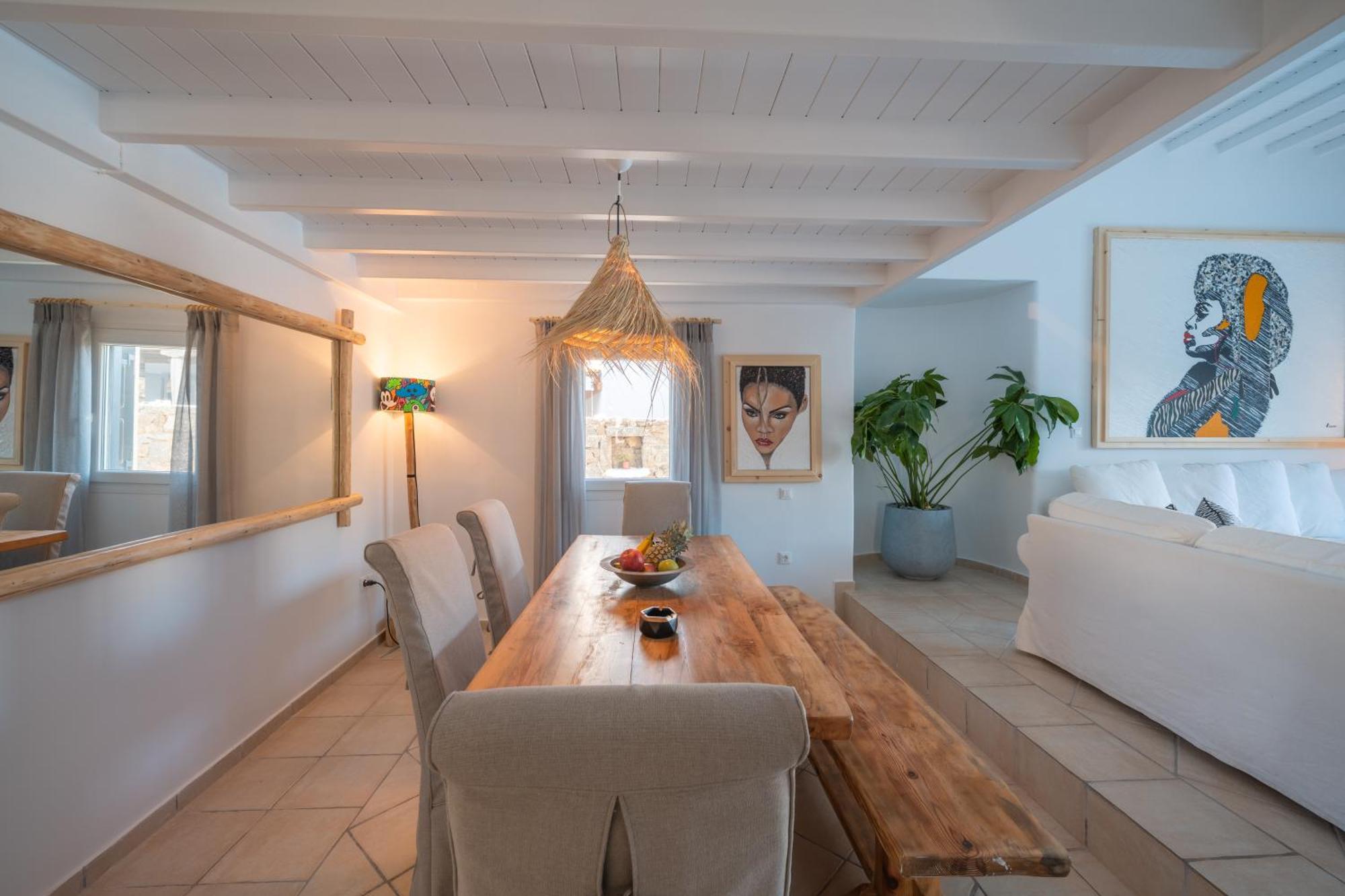 Villa Sea Walk Mykonos 200m To Ftelia