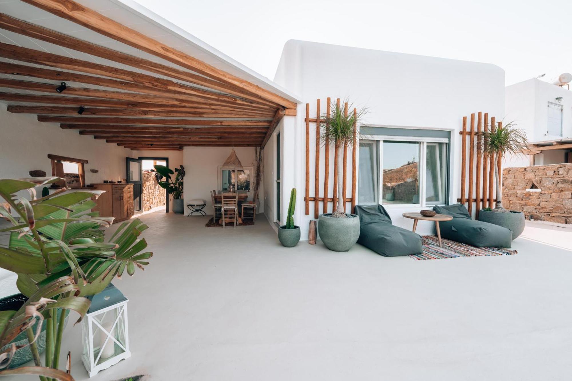 Villa Sea Walk Mykonos 200m To Ftelia *