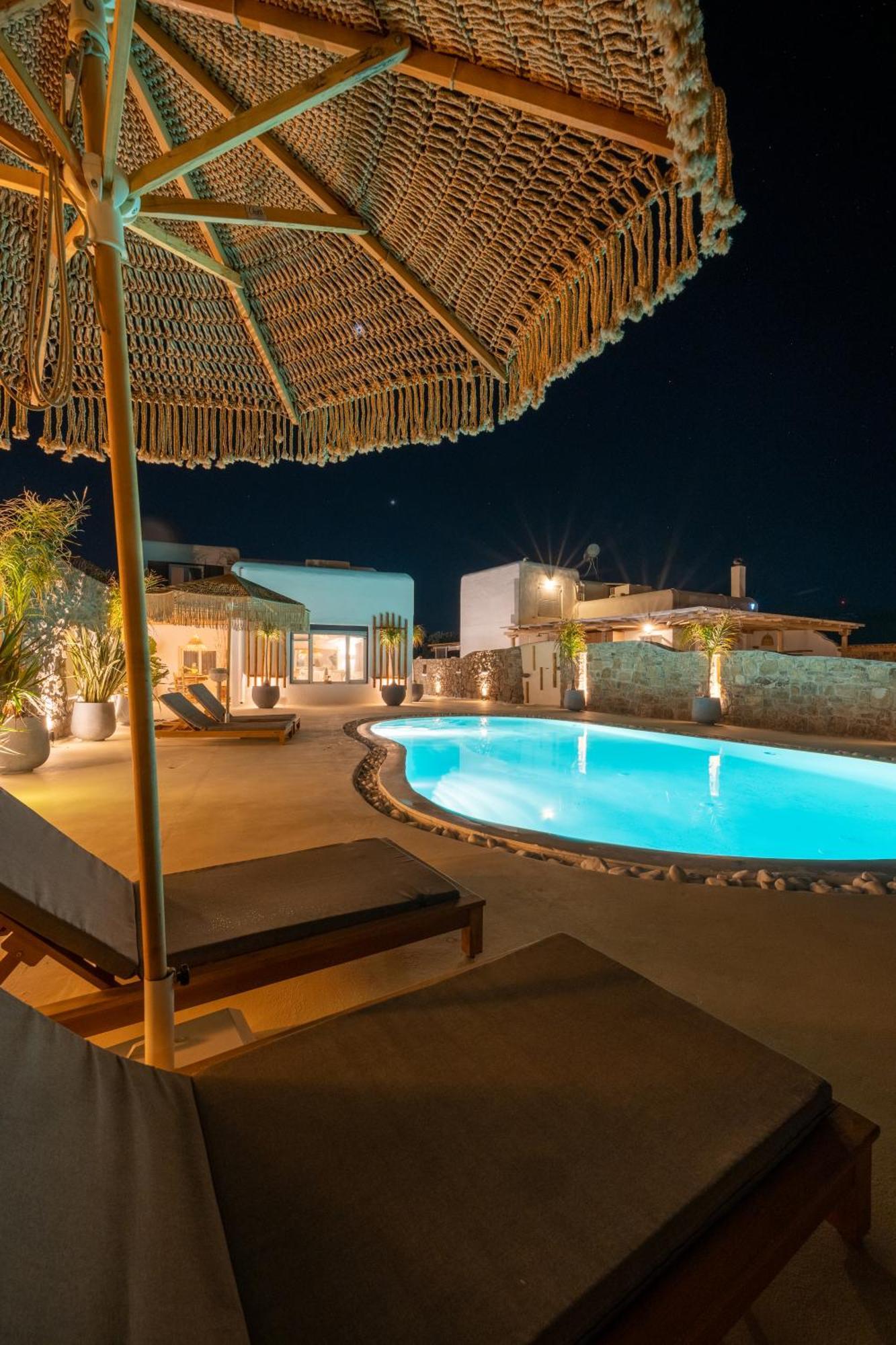 Villa Sea Walk Mykonos 200m To Ftelia