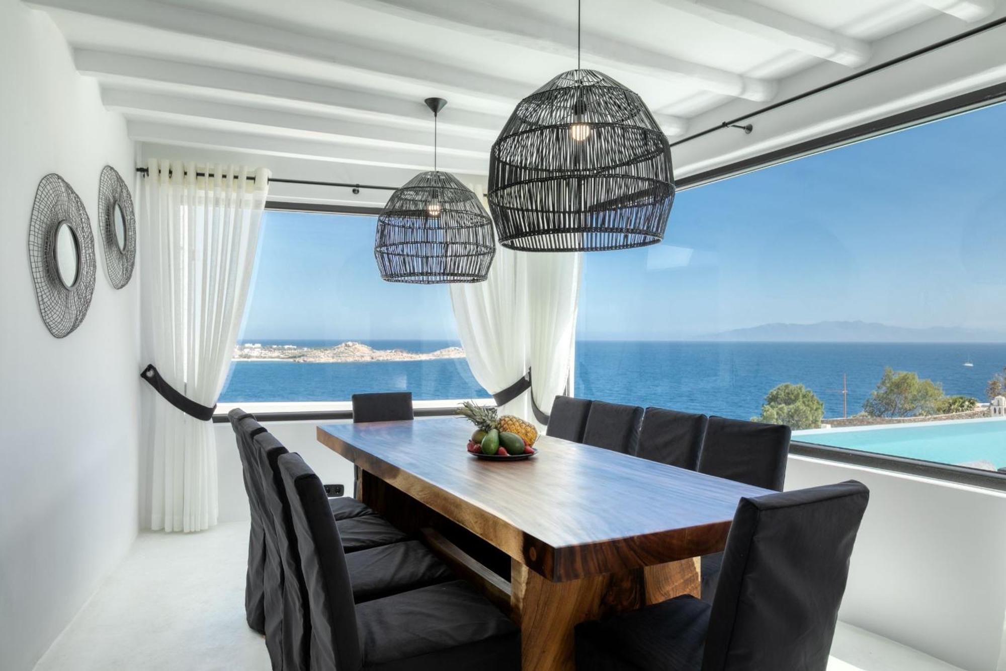 Villa Exquisite Mykonos Hephaestus I 5 Bedroom Infinity Pool Outdoor Jacuzzi Psarou *