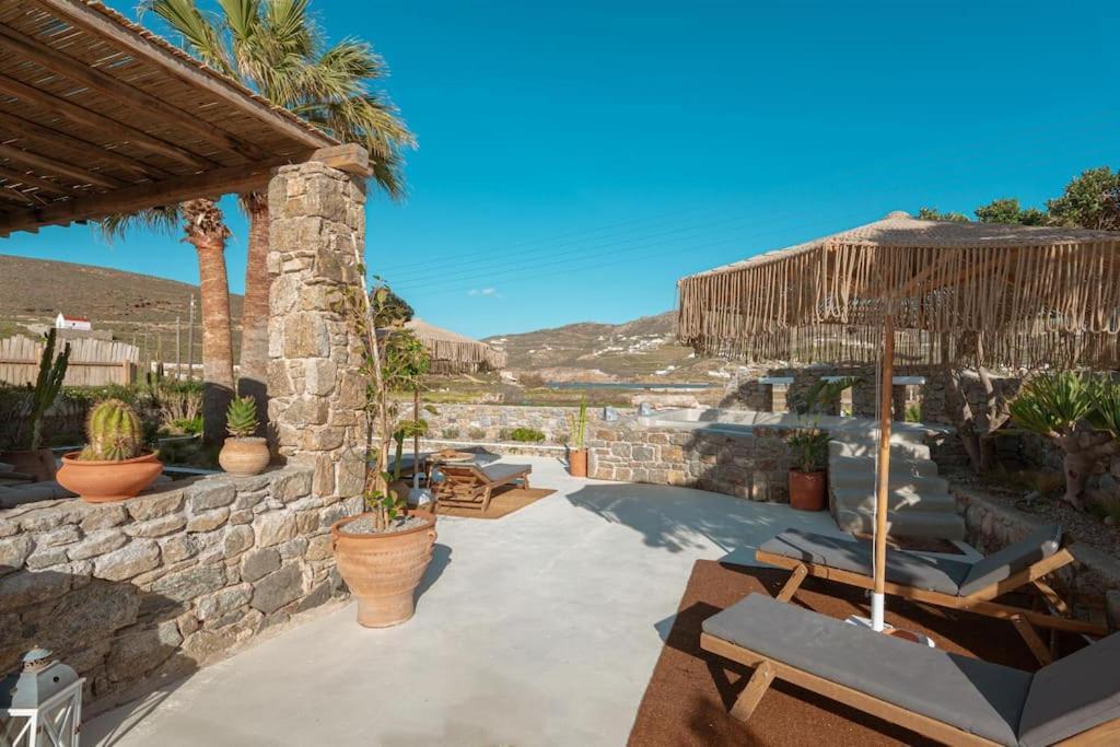 Palm Jacuzzi 200m From Ftelia (Mykonos)