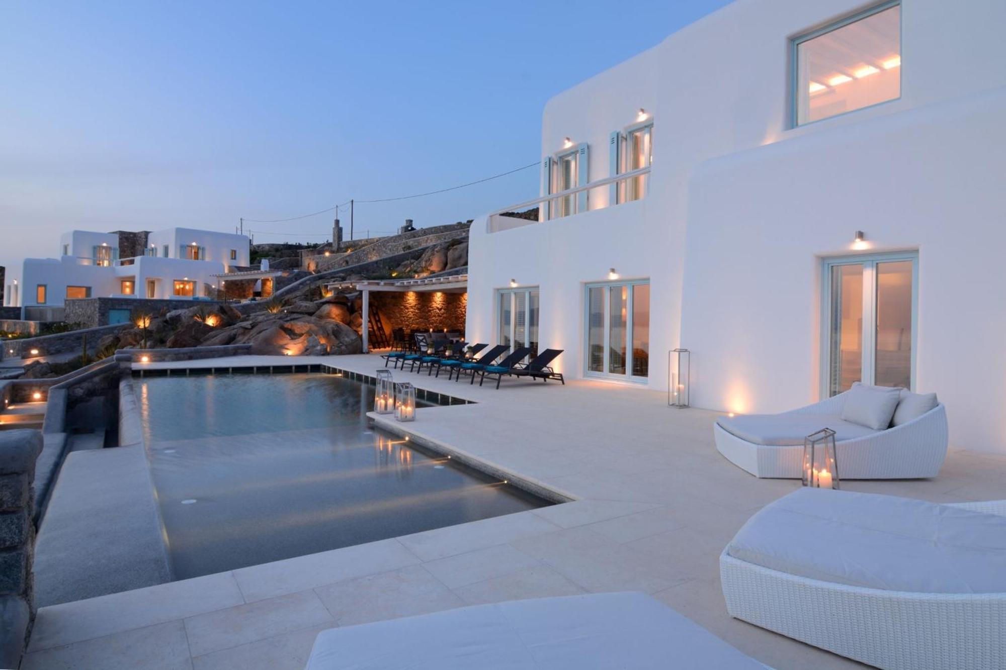 Villa Luxury Key Mykonos 7 Bed Villa Rosella Pouli Agios Ioannis Diakoftis