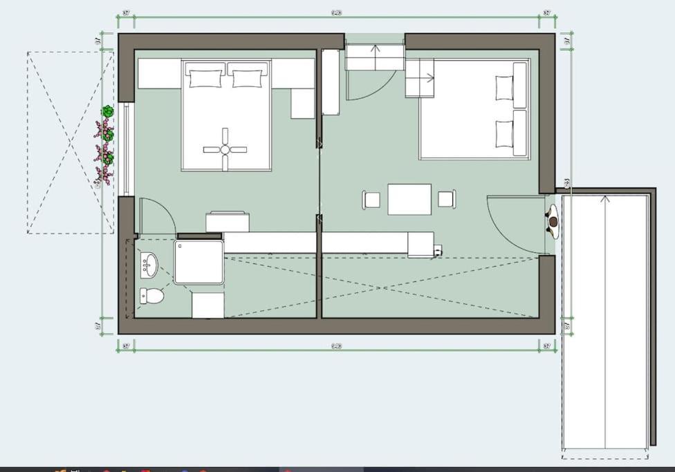 Cute Double Storey I Pool & Apartment Mykonos Town
