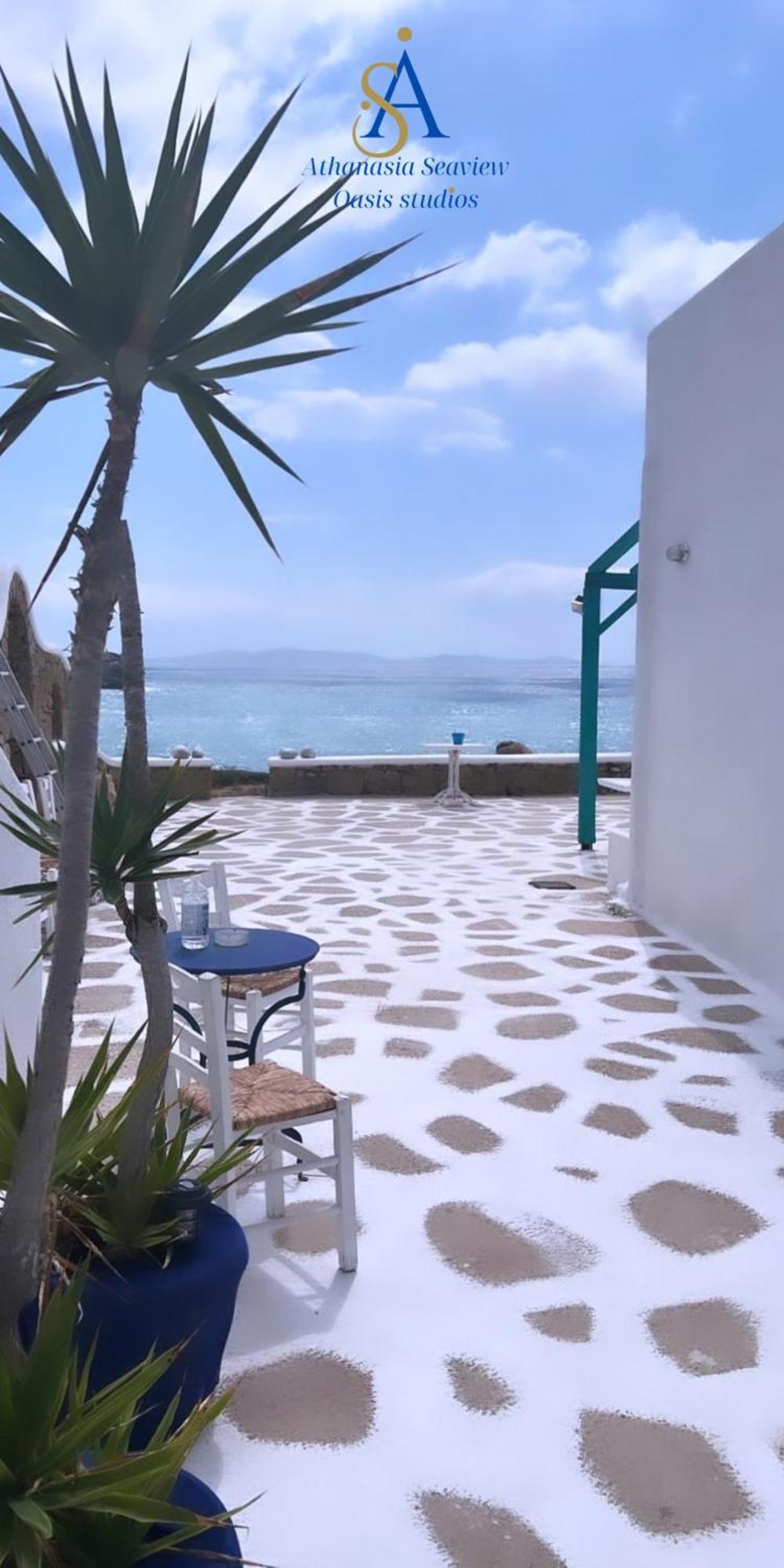 Mykonos Athanasia Seaview Oasis By The Port Appartement