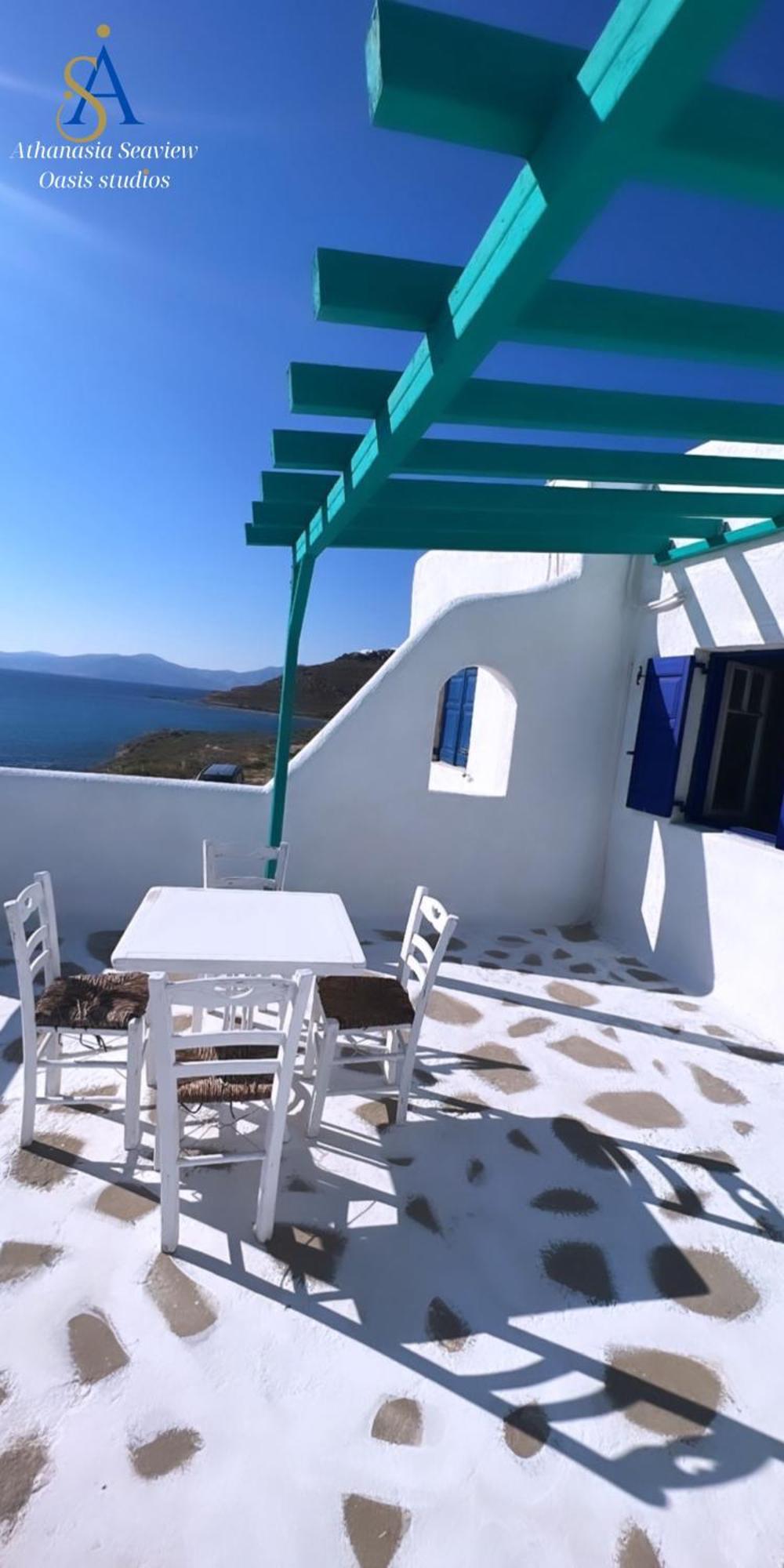 Mykonos Athanasia Seaview Oasis By The Port Appartement