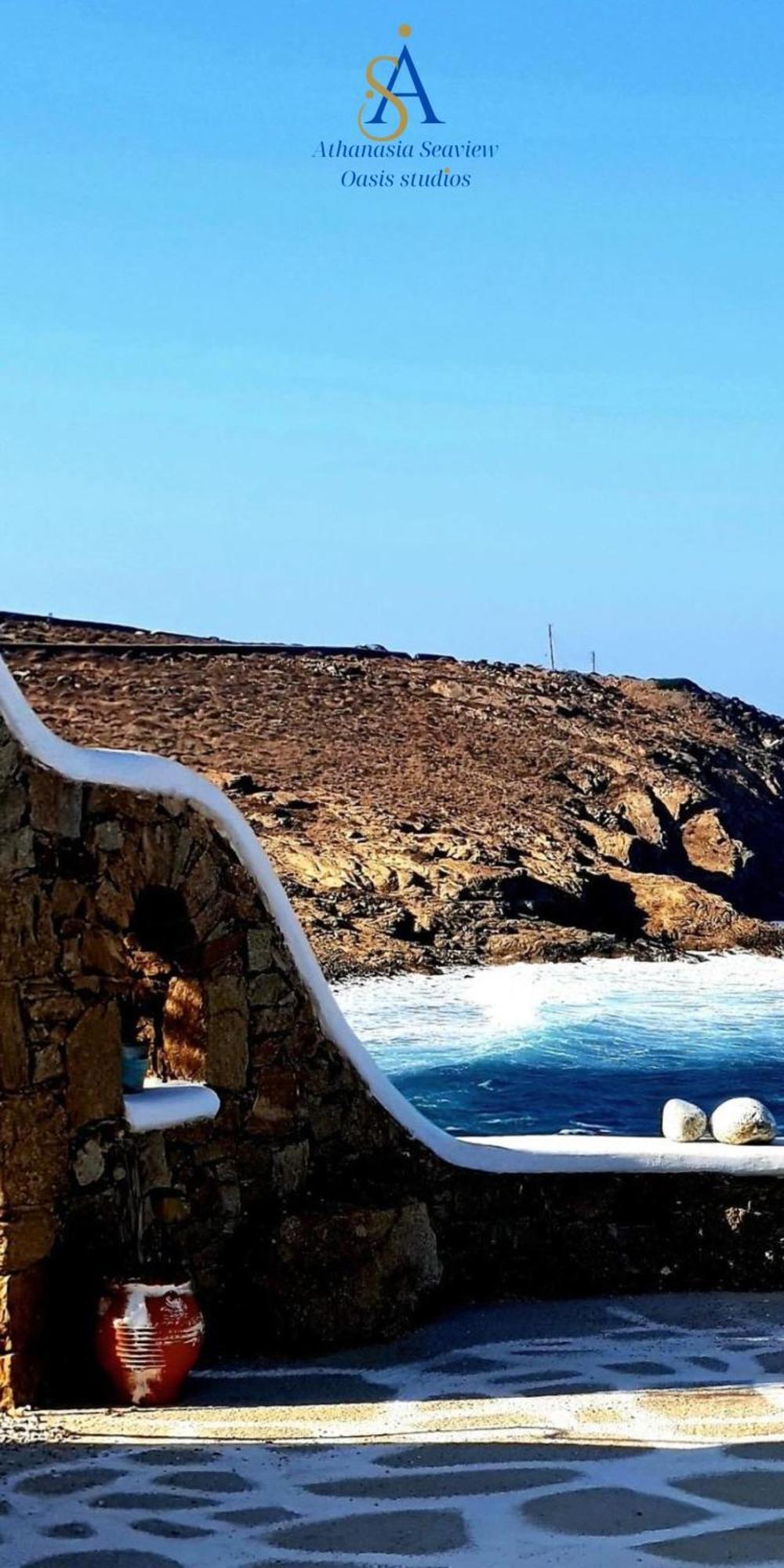 Mykonos Athanasia Seaview Oasis By The Port Apartment